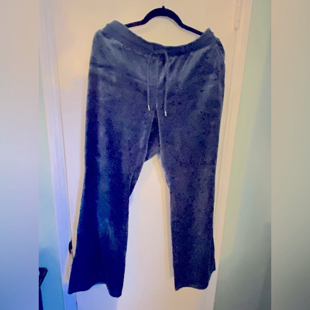 Blue Velvet Gap Pants Drawstring Size XL